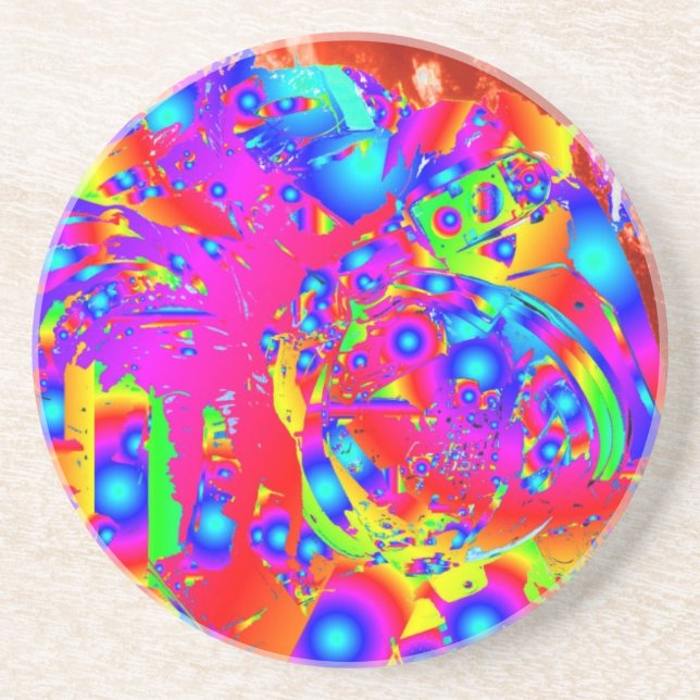 Posavasos Astronauta abstracta (Frente)