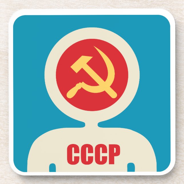 Posavasos astronauta soviético (Frente)