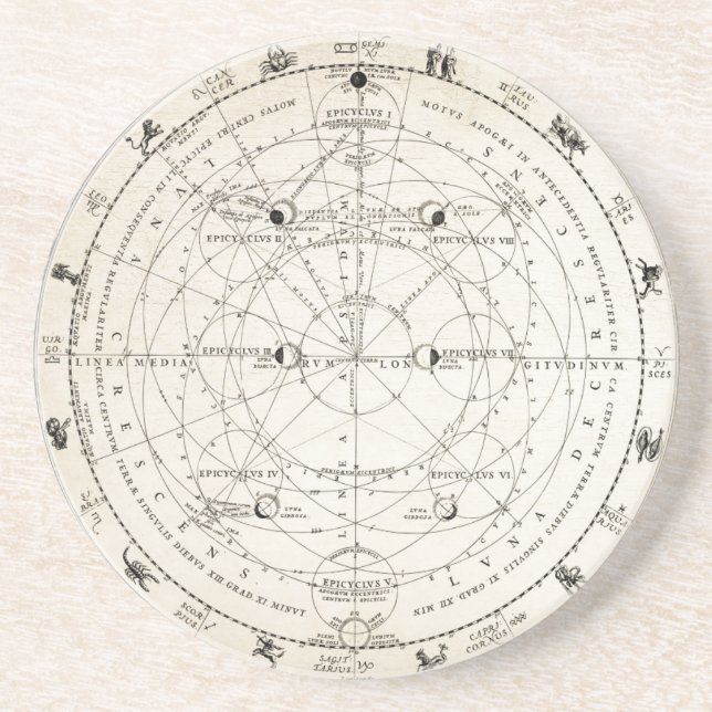 Posavasos Astronomía de época (Frente)