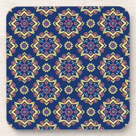 Posavasos Ataques de patrón floral geométrico Boho - Conjunt