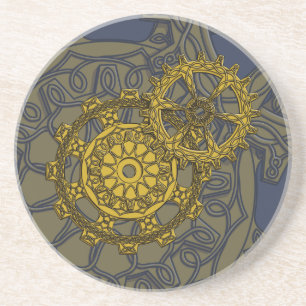 Posavasos Atarador De Reloj Tejido