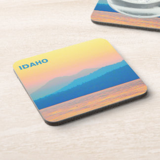 Posavasos Atardecer Cian y Salmón