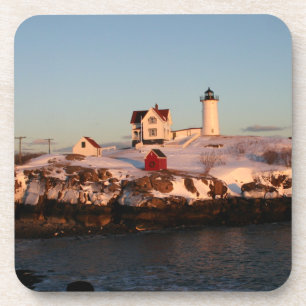 Posavasos Atardecer de invierno a la luz de los nubble