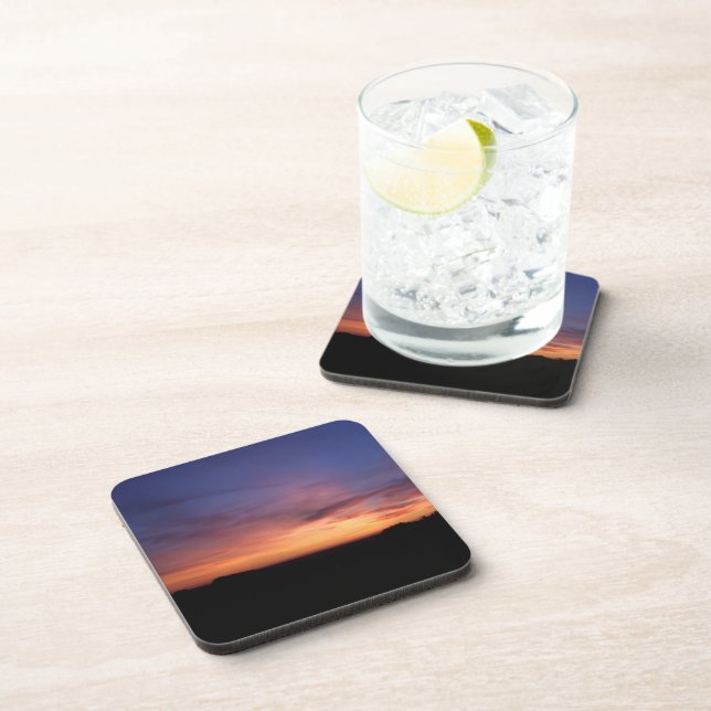 Posavasos Atardecer de sol (Lado Derecho)
