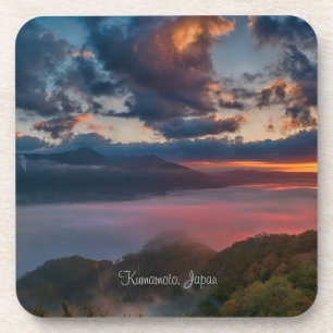 Posavasos Atardecer en Kumamoto, Japón,
