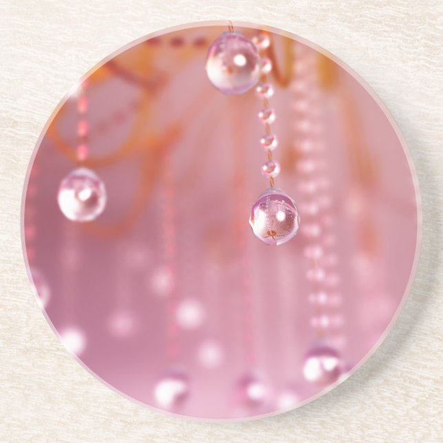 Posavasos Atardecer en la montaña rusa de cristal (Frente)