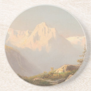 Posavasos Atardecer en las montañas - Carl Lafite