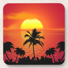Posavasos Atardecer Tropical