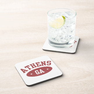 Posavasos Athens, Georgia Vintage Sporty College Coasters