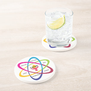 Posavasos Átomo de Valores Compartidos - Associ Universalist