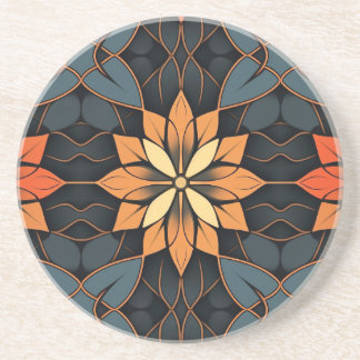 Posavasos au motif floral