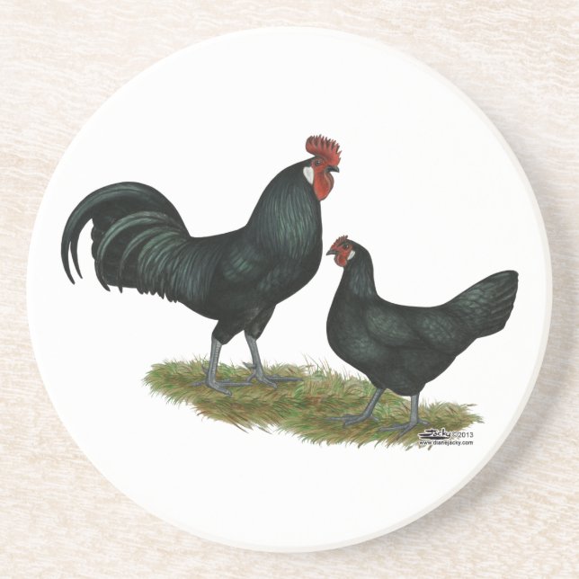 Posavasos Augsburger Chickens (Frente)
