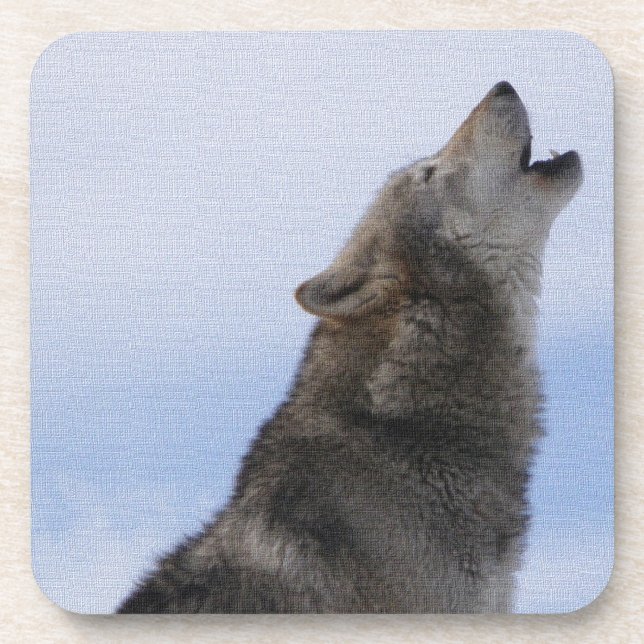 Posavasos Aullido del lobo (Frente)