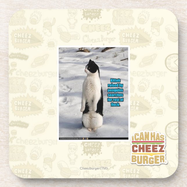 Posavasos Aumentado por los pingüinos (Frente)