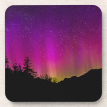 Aurora Borealis Starry Night Sky