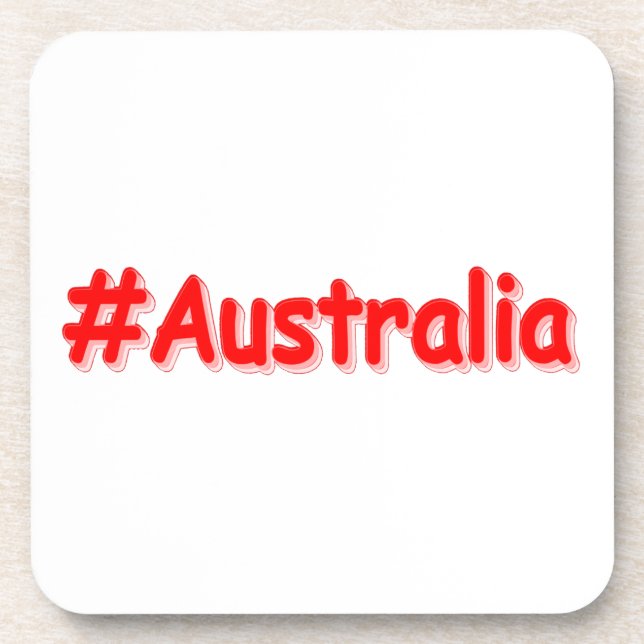 Posavasos "Australia", diseño elegante. Comprar ahora (Frente)