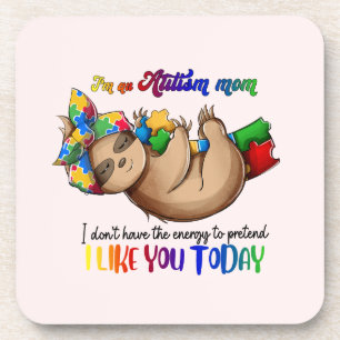 Posavasos Autism Mom - Sloth