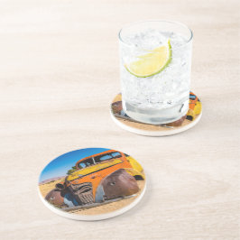 Posavasos Auto viejo y abandonado en Solitaire, Namibia