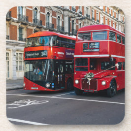 Posavasos Autobuses Red Double Decker