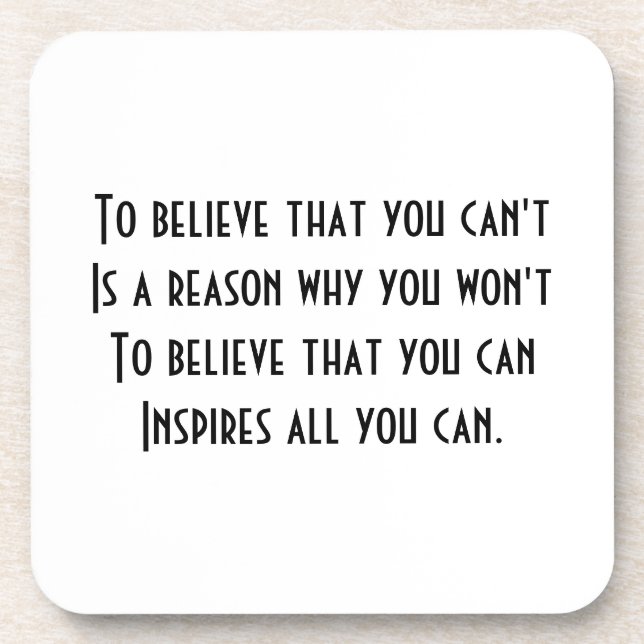 Posavasos Autoconfianza (Frente)