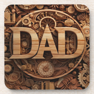 Posavasos Automoción mecánica de madera DAD