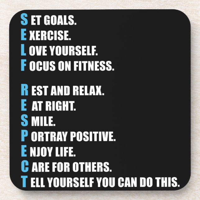 Posavasos AUTORESPETO - Motivación (Frente)