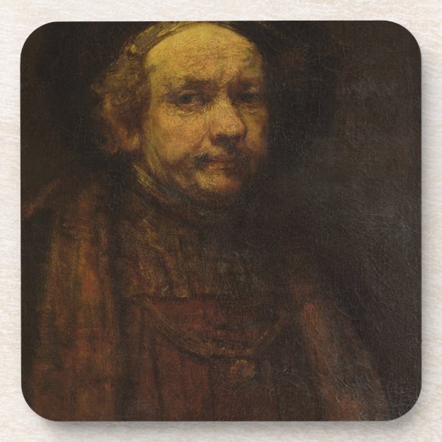 Posavasos Autorretrato como viejo hombre, c.1664 (aceite en (Frente)