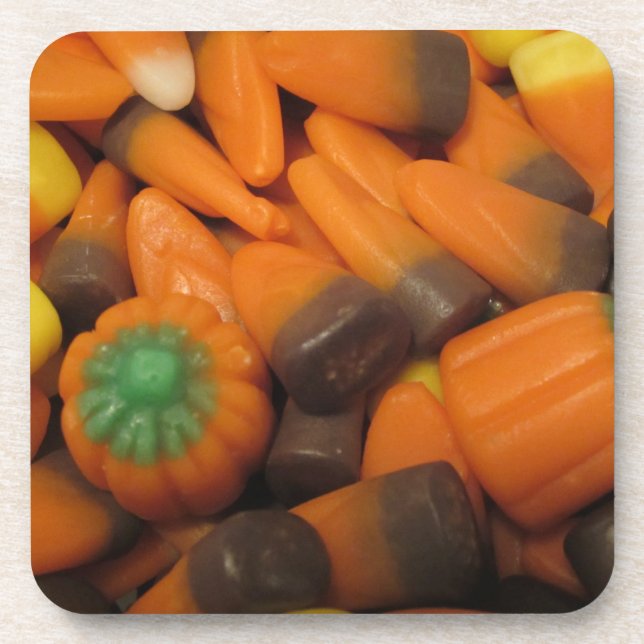 Posavasos Autumn Candy Corn Coasters - Set of 6 (Frente)