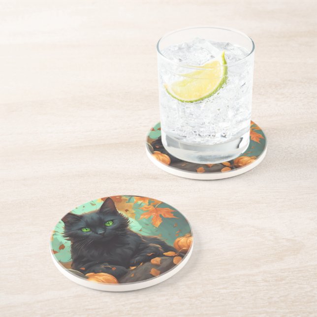 Posavasos Autumn Kitty (Lado)