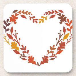 POSAVASOS AUTUMN LEAF HEART