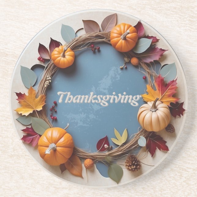 Posavasos Autumn Wreath Coaster (Frente)
