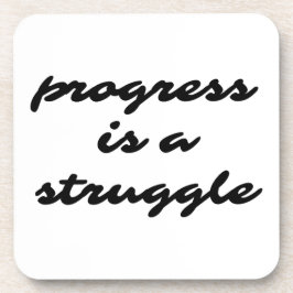 Posavasos Avanzar la escoria de plástico dura