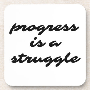 Posavasos Avanzar la escoria de plástico dura