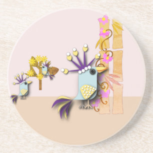 Posavasos Ave divertida