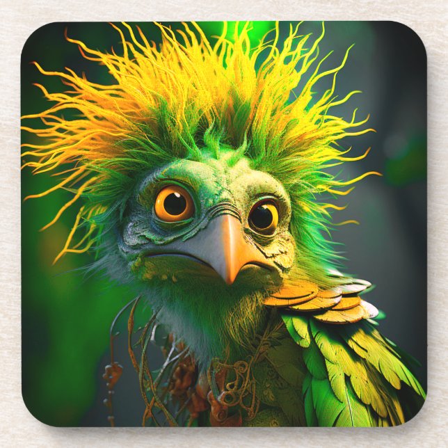 Posavasos Ave divertida (Frente)