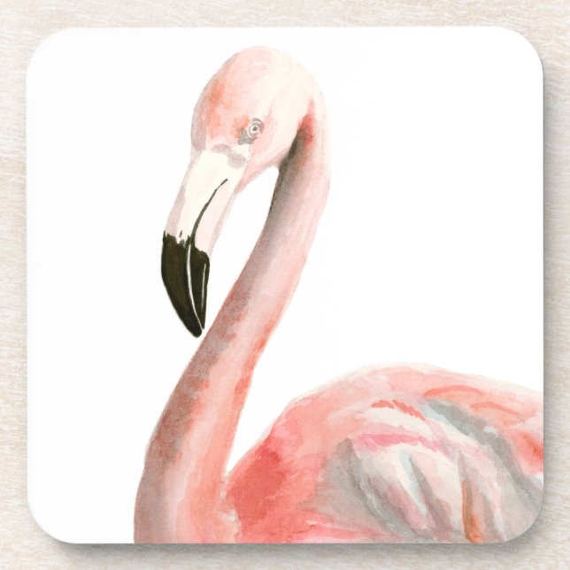 Posavasos Ave Flamingo Tropical (Frente)