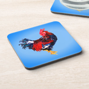 Posavasos ave gallinácea masculina