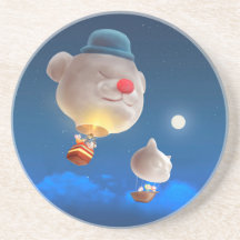 Aventura con globo de cielo nocturno