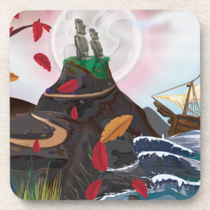 Posavasos Aventura de la Isla de Pascua