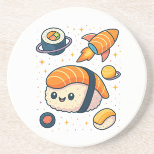 Posavasos Aventura de sushi cósmico