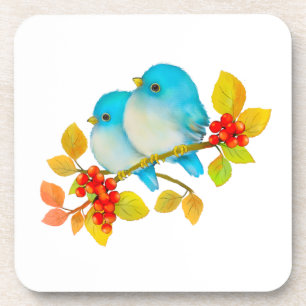 Posavasos Aves Azules Bird Bebiaster