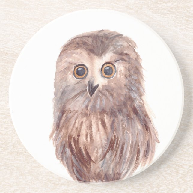 Posavasos Aves de Owl (Frente)