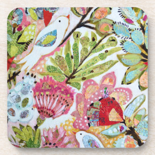 Posavasos Aves de papel II