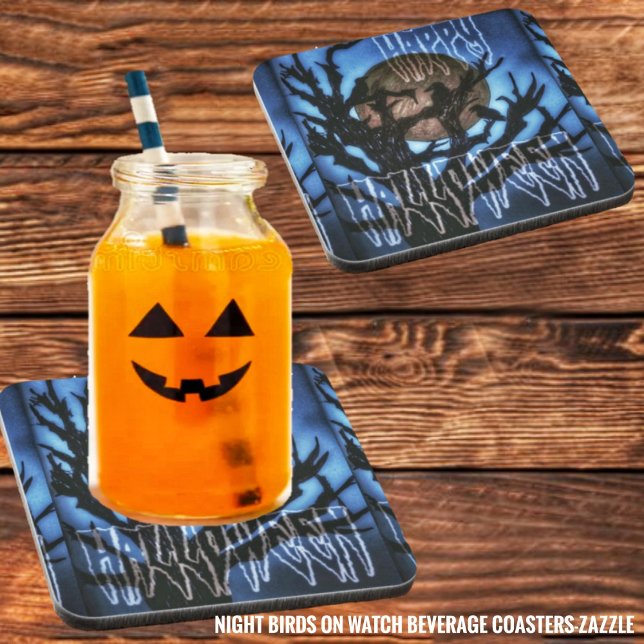 Posavasos Aves nocturnas vigiladas (Subido por el creador)