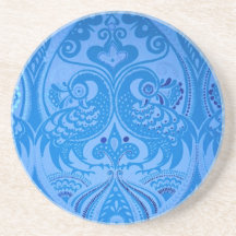 Aves pavos reales orientales azules