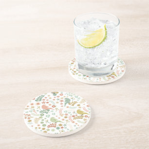 Posavasos Aves y ramas de Shabby White