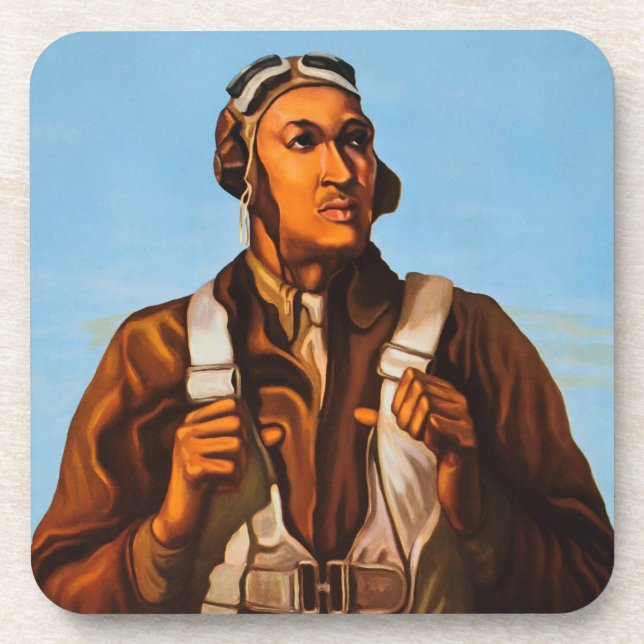 Posavasos Aviadores afroamericanos luchan contra pilotos de  (Frente)