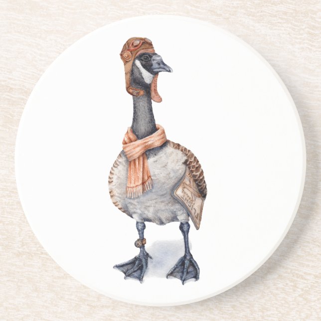 Posavasos Aviator Goose (Frente)
