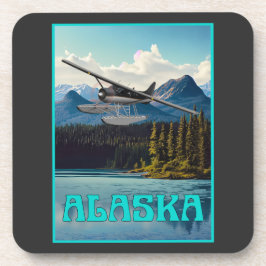 Posavasos Avión flotador de Alaska