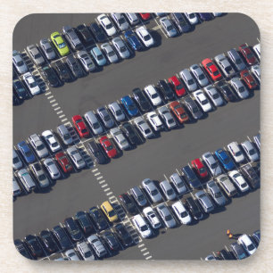 Posavasos Avión sobre el estacionamiento
